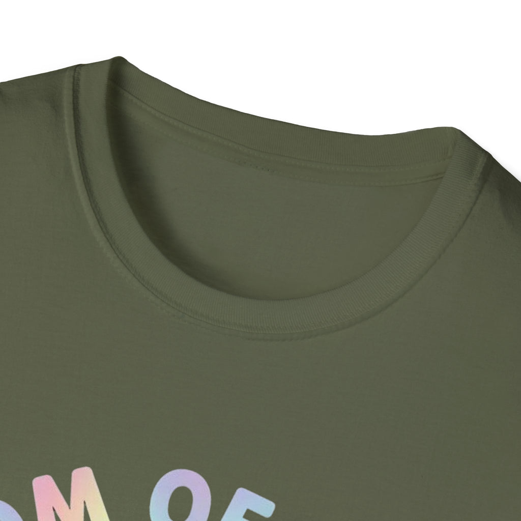 Mom of the Birthday Girl T-Shirt — Pastel Circle Birthday Mom Tee