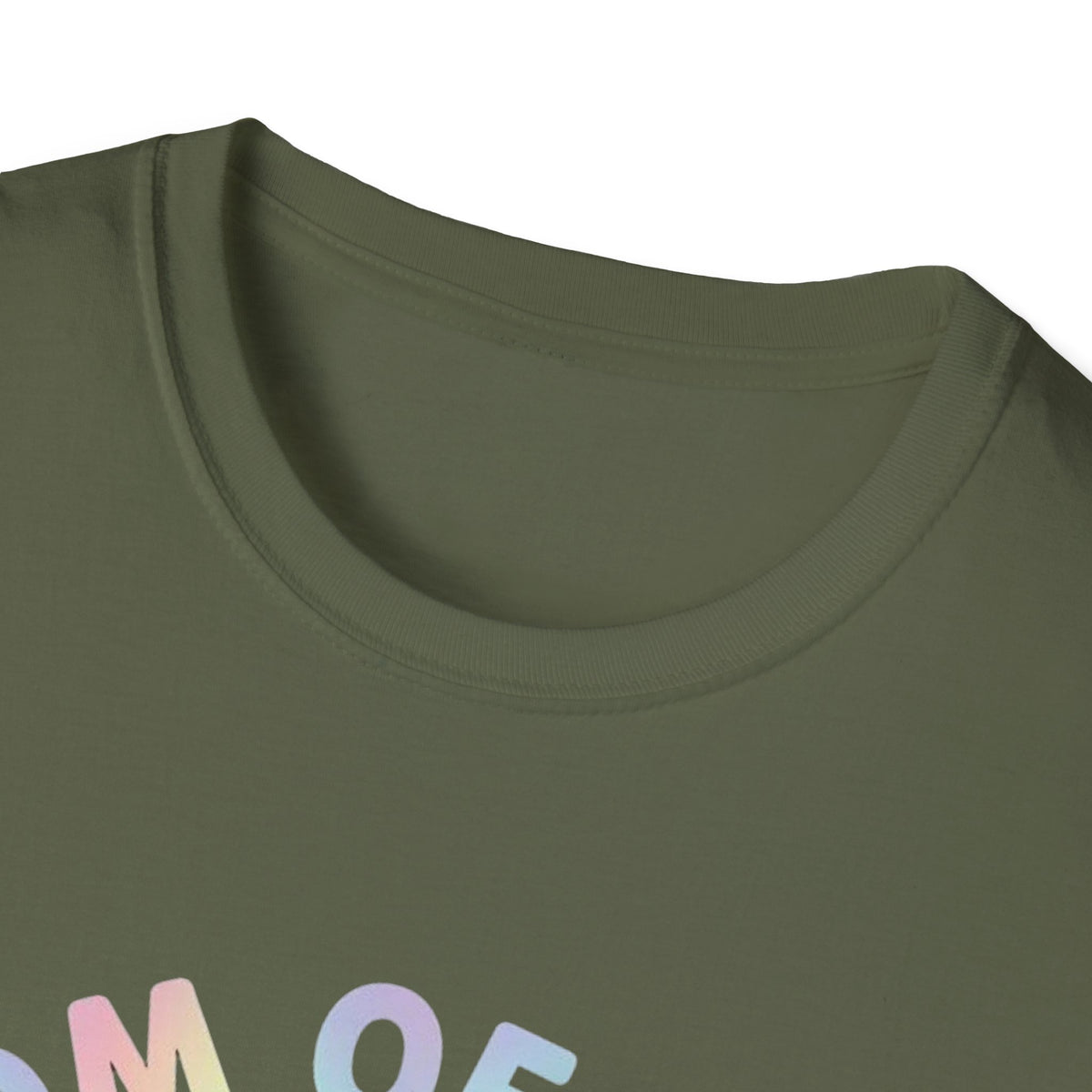 Mom of the Birthday Girl T-Shirt — Pastel Circle Birthday Mom Tee
