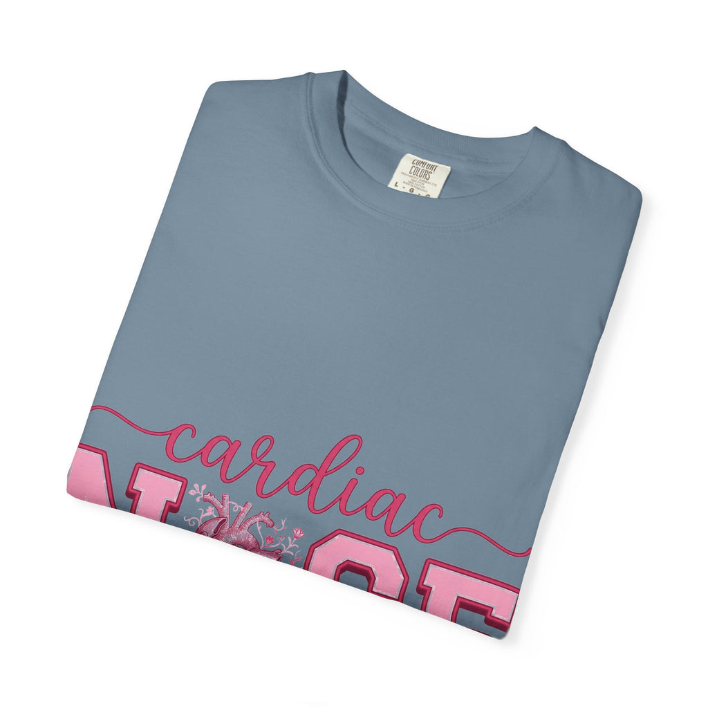 Cardiac Nurse Anatomical Heart Shirt, Pink Varsity Cardiology Tee, Cardiac RN Shirt, Nurse Gift