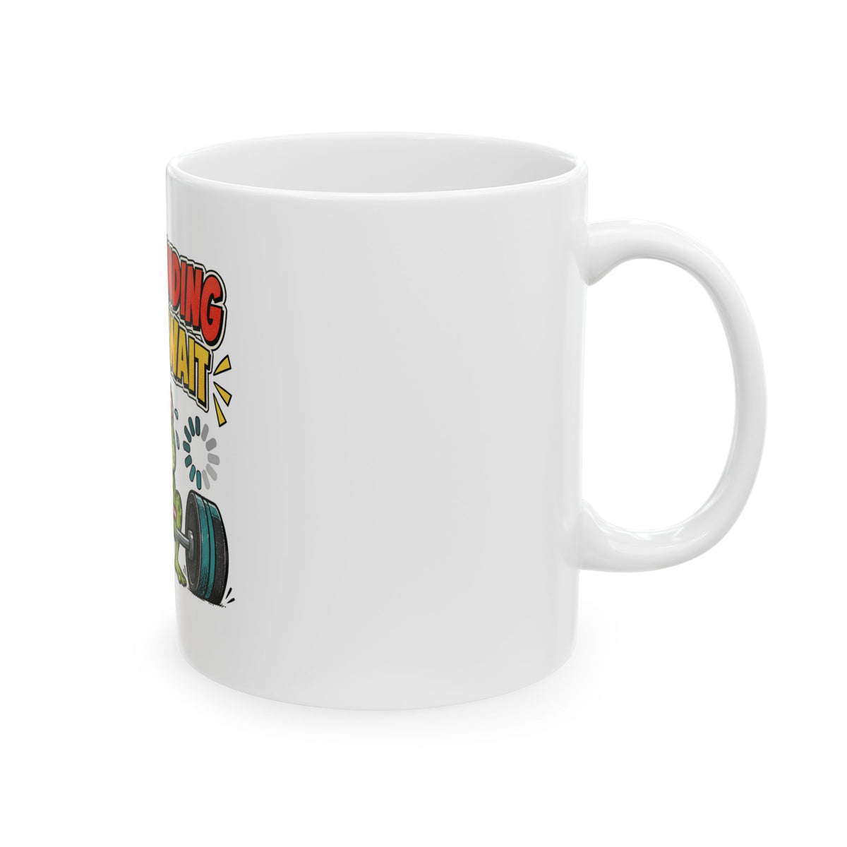 Gains Pending Please Wait Mug, Funny Gym Lover Gift for Him Her, Workout Christmas Gift, Coffee Mug 11oz 15oz