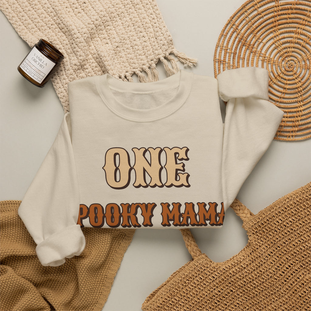 One Spooky Mama Sweatshirt | Halloween Mom Sweatshirt | Spooky Mama Sweatshirt | Mom Halloween Gift | Halloween 2026