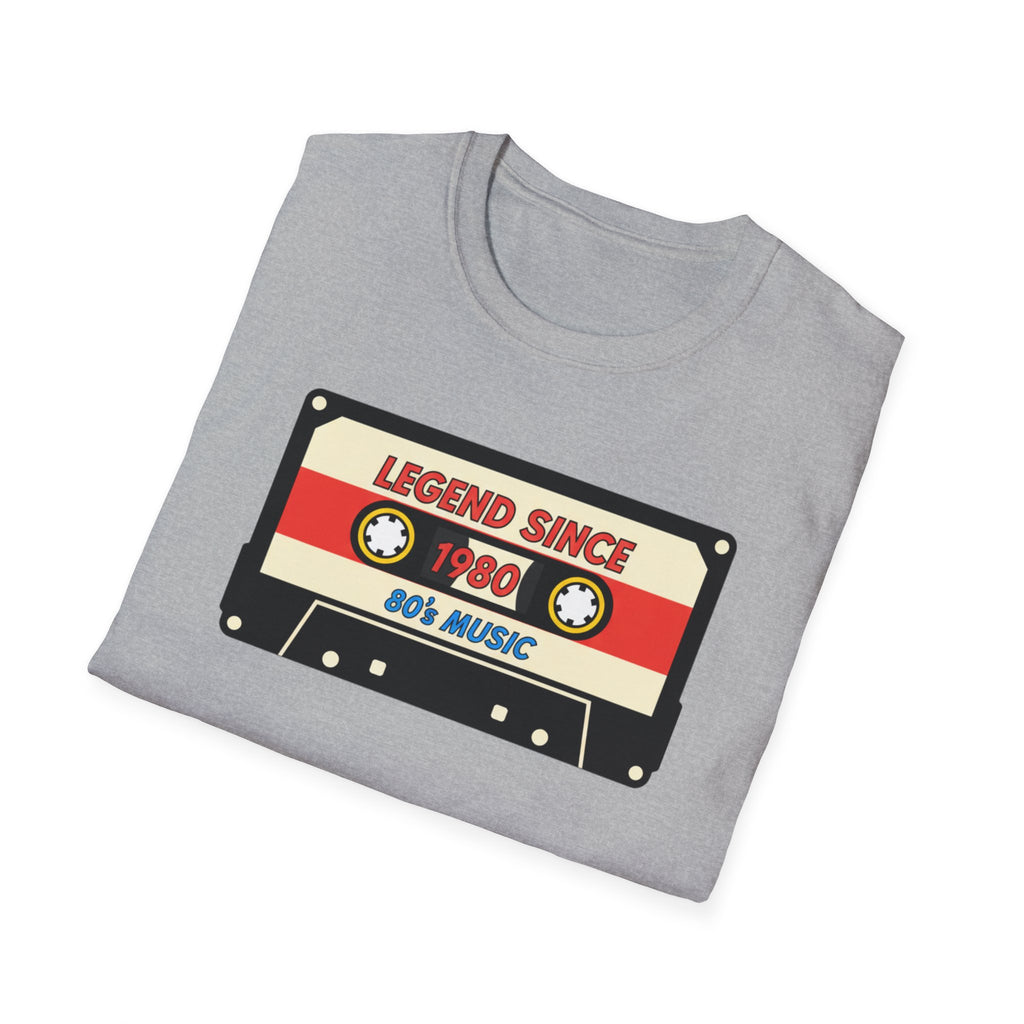 Legend Since 1980 Cassette Tee — 80s Music Retro Shirt