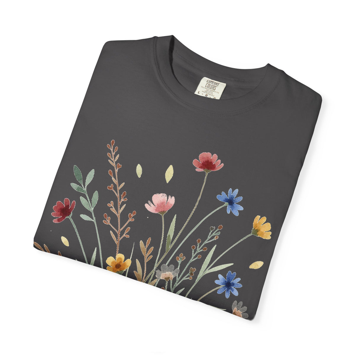 Watercolor Wildflower Bouquet Shirt, Painted Meadow Flowers Tee, Cottagecore Botanical Shirt, Garden Lover Gift