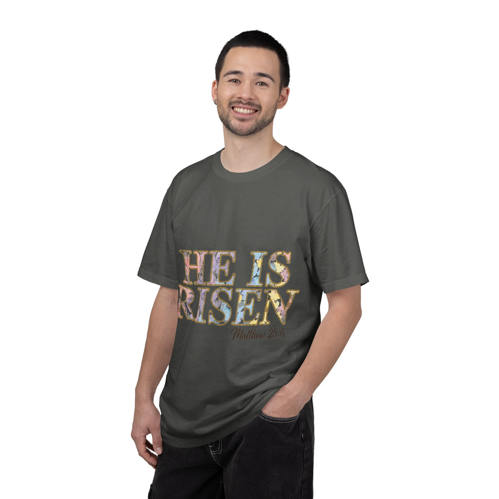 He Is Risen Shirt, Matthew 28:6 Easter Tee, Watercolor Christian Easter Shirt, Faith Gift