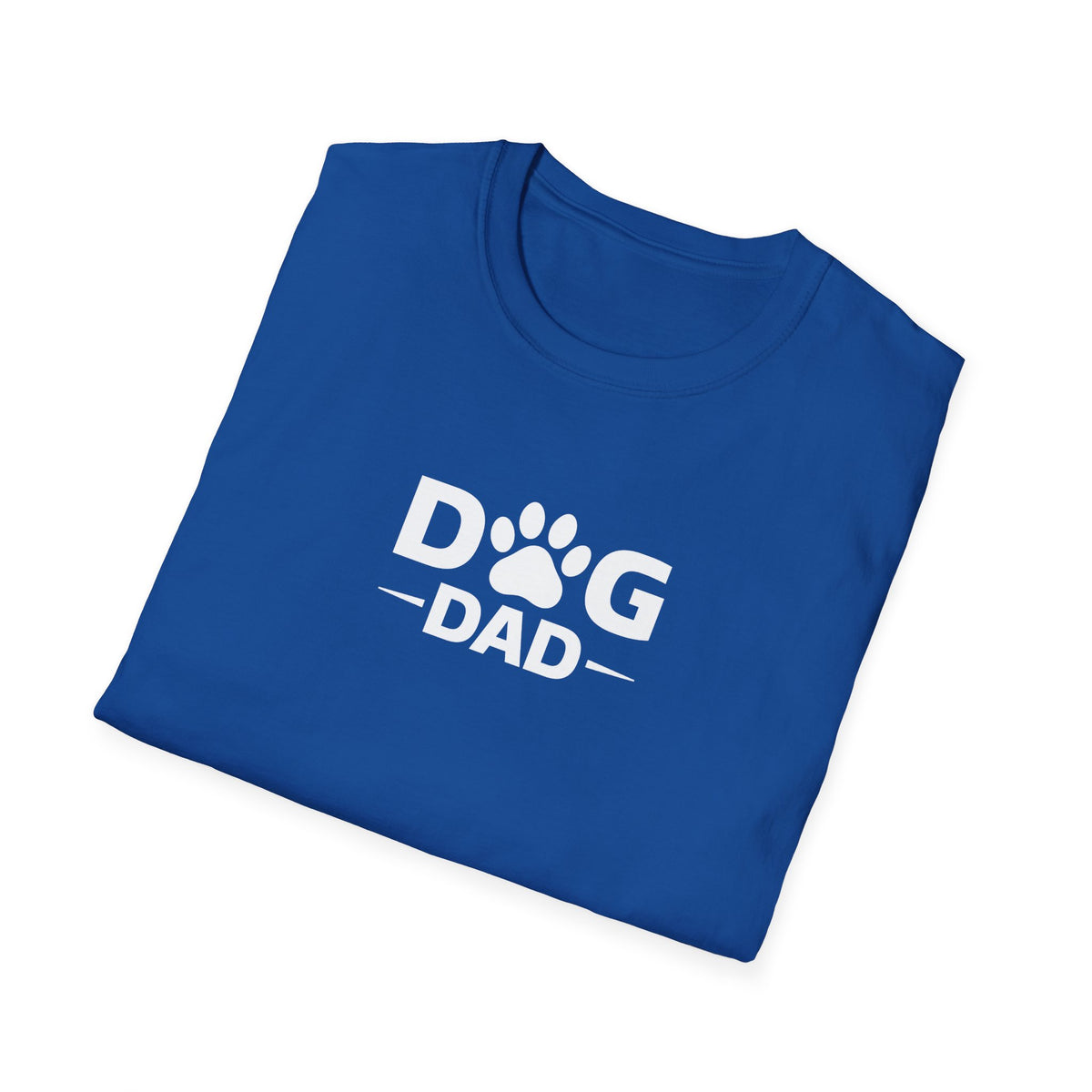 Dog Dad T-Shirt — Paw Print Graphic Tee for Pet Owners