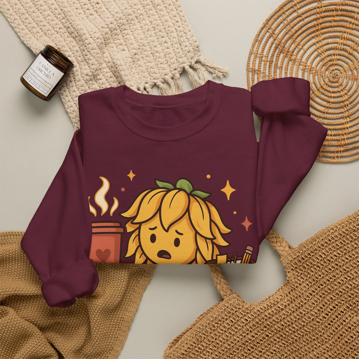 Sarcastic Sweatshirt For Women Undercaffeinated And Overcommitted | Funny Coffee Quote Sweatshirt | Busy Mom Humor Sweatshirt