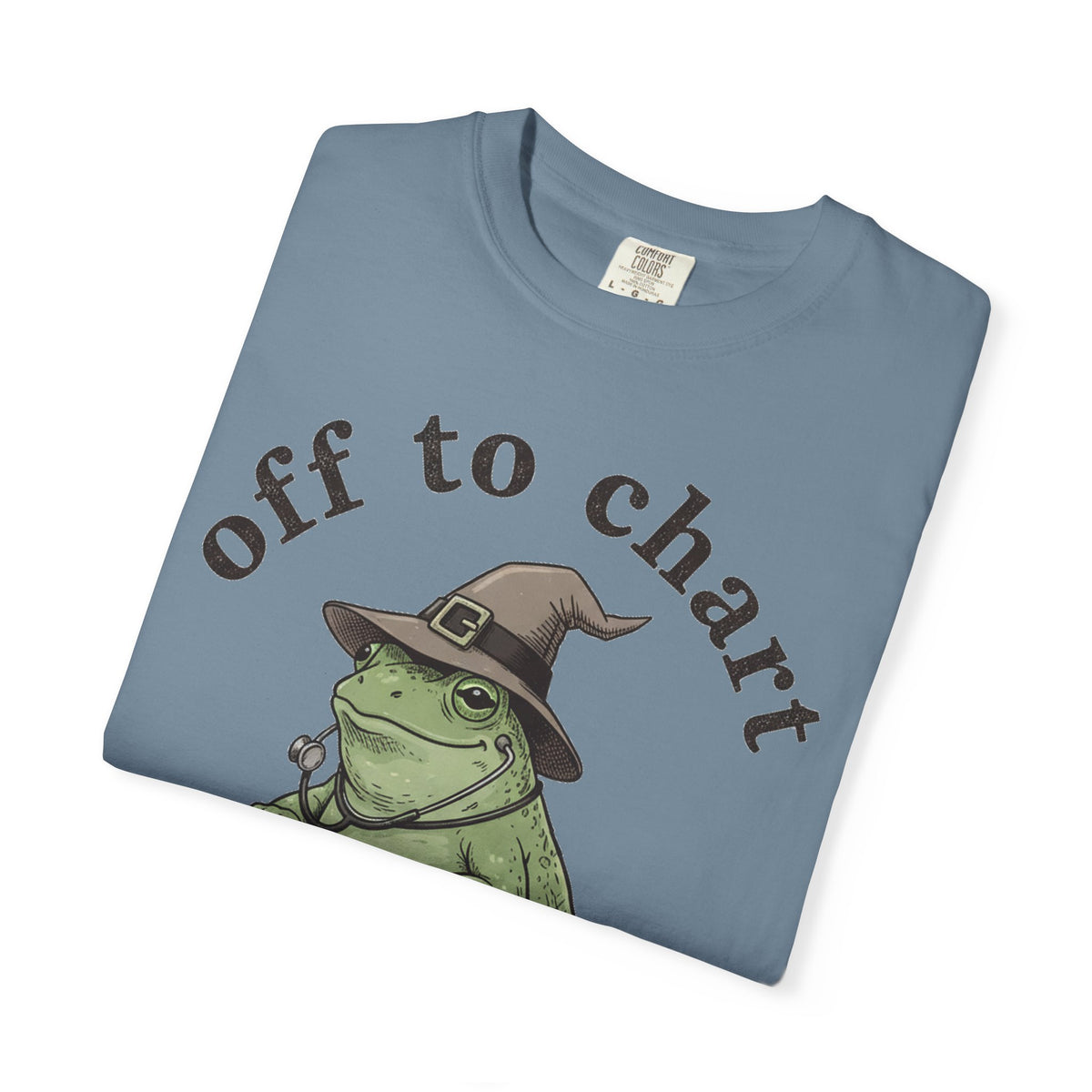 Off To Chart Shirt, Witch Hat Frog Nurse Scooter Tee, Funny Charting RN Shirt, Nurse Gift