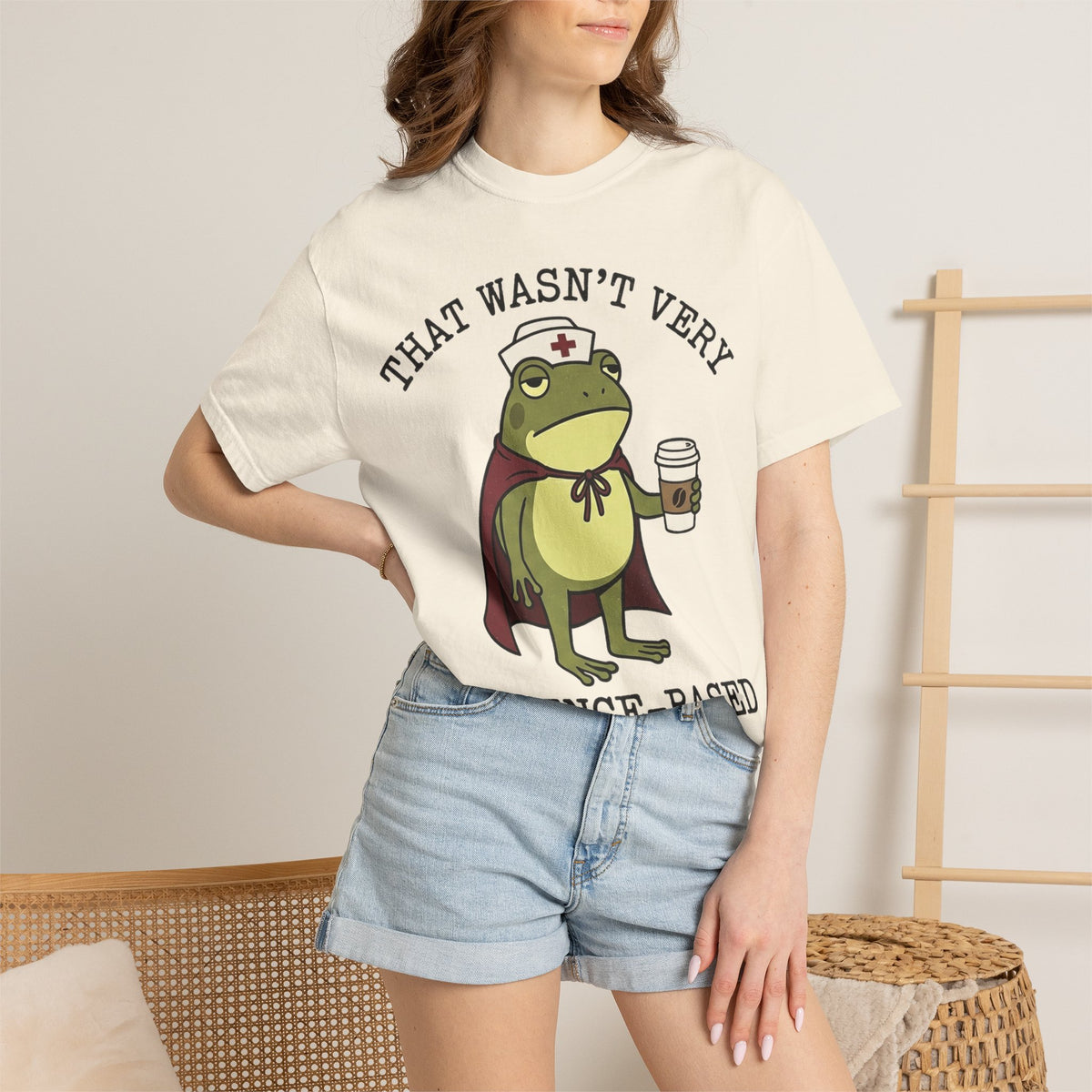 That Wasn't Very Evidence-Based Of You Shirt, Funny Nurse Frog Tee, Sarcastic Nursing Student Shirt, RN Gift