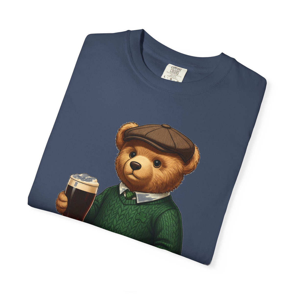 Irish Teddy Bear Pint Shirt, Shamrock Sweater Bear Tee, St Patricks Day Pub Shirt, Irish Gift