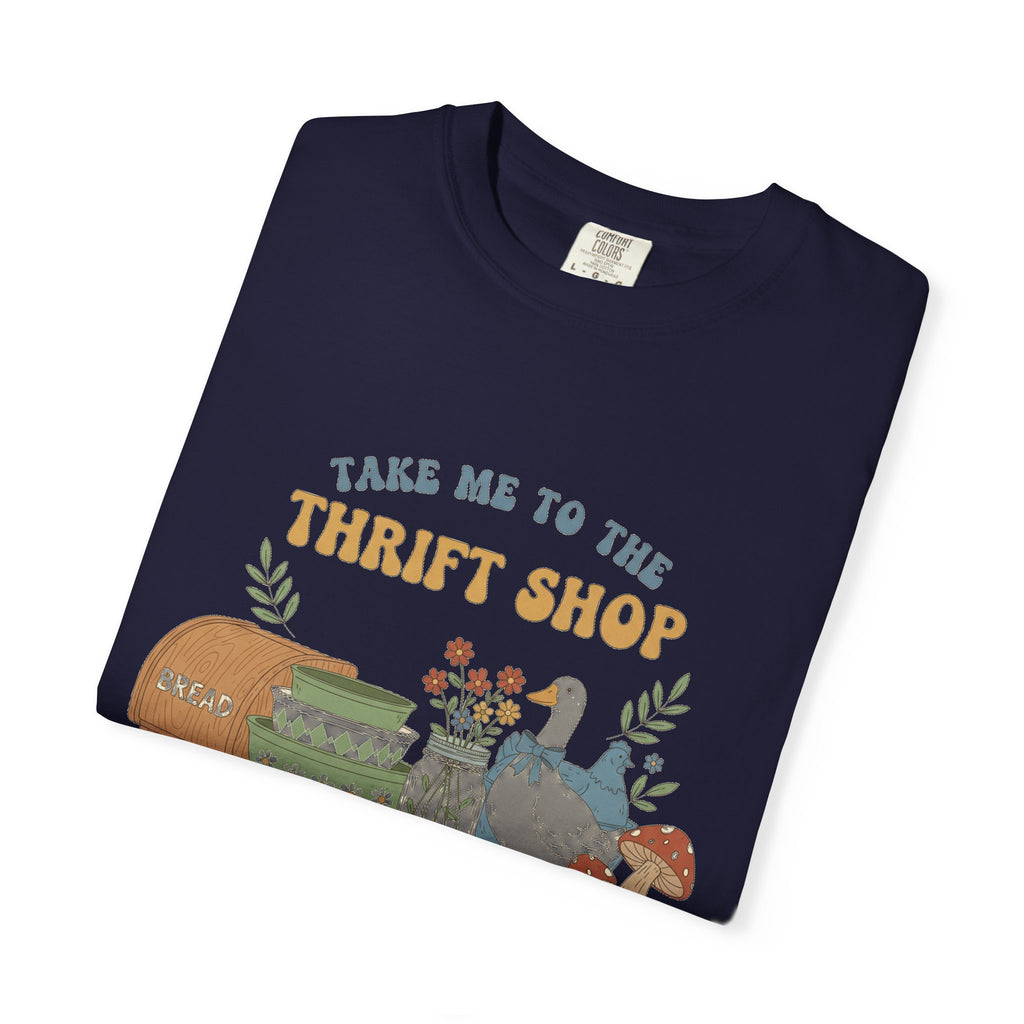 Take Me To The Thrift Shop Tall Shirt, Thrifted Treasures Still Life Tee, Vintage Lover Shirt, Thrifting Gift