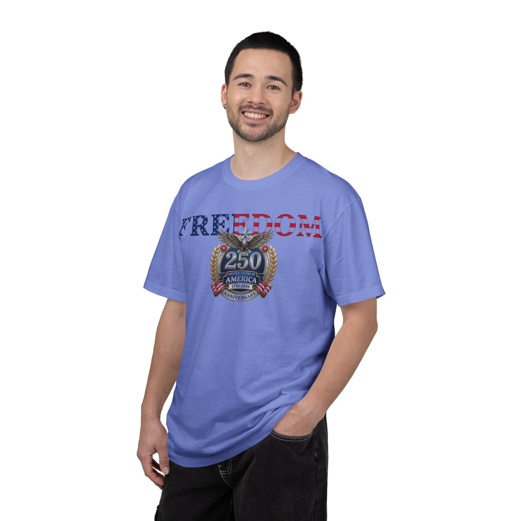 Freedom America 250 Shirt, Semiquincentennial 1776-2026 Tee, Patriotic Anniversary Shirt, Fourth Of July Gift