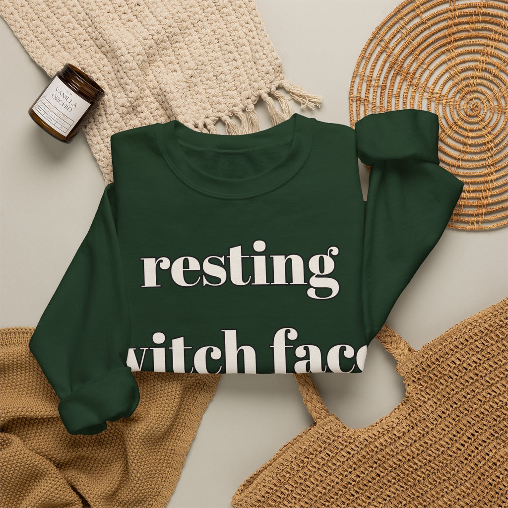 Resting Witch Face Sweatshirt | Funny Halloween Sweatshirt | Spooky Season Sweatshirt | Sarcastic Halloween Gift | Halloween 2026