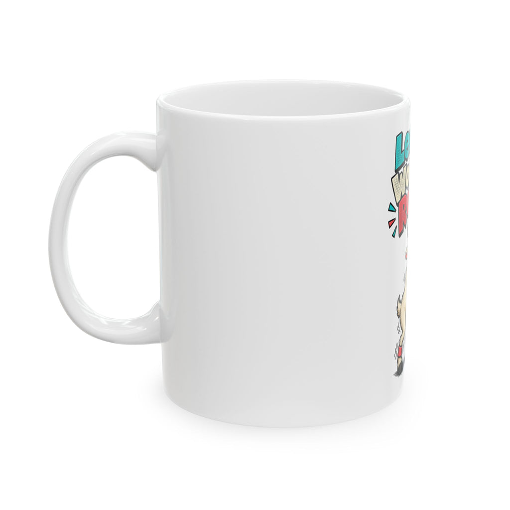 Leg Day Won This Round Mug, Funny Gym Lover Gift for Him Her, Workout Christmas Gift, Coffee Mug 11oz 15oz