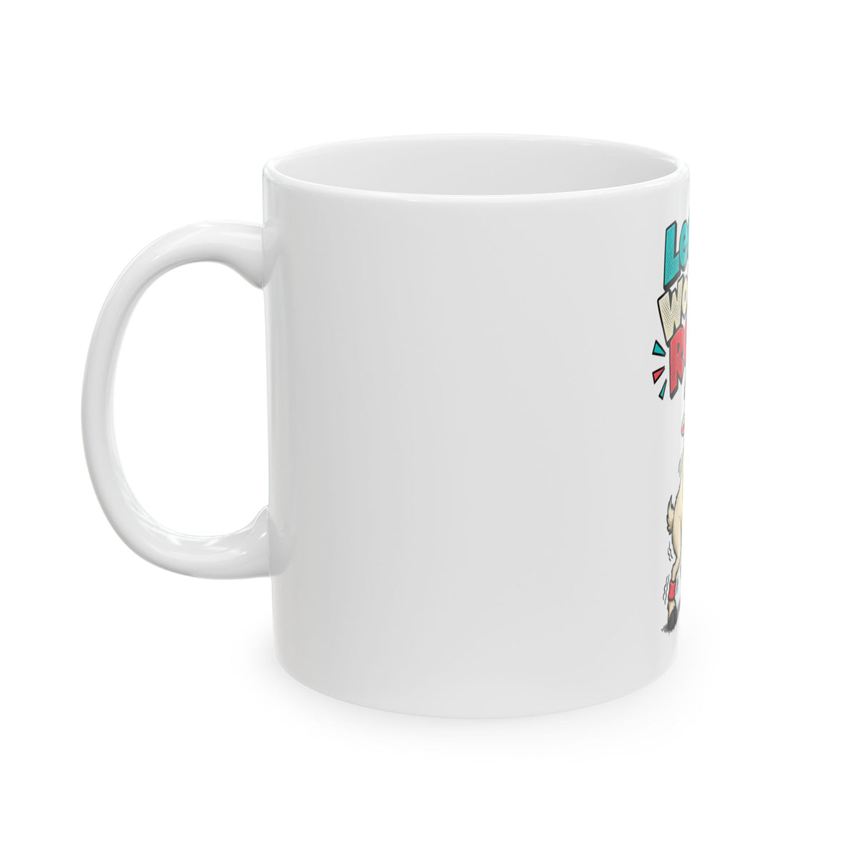 Leg Day Won This Round Mug, Funny Gym Lover Gift for Him Her, Workout Christmas Gift, Coffee Mug 11oz 15oz