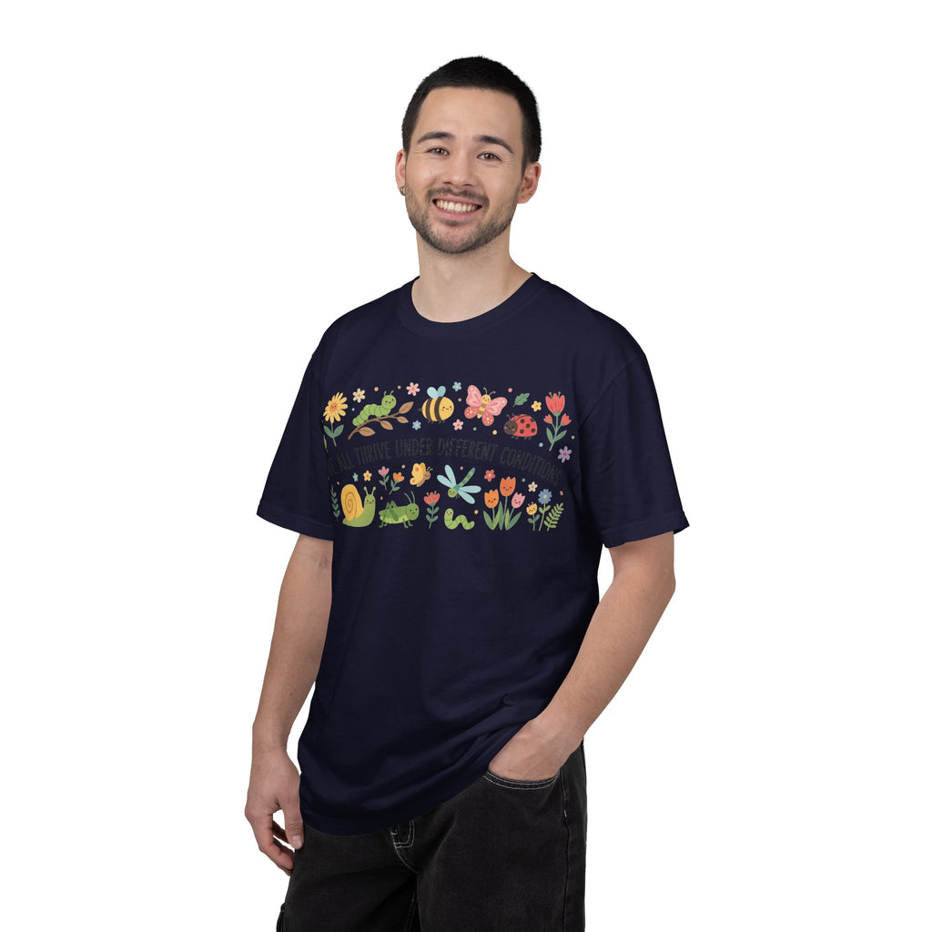 We All Thrive Under Different Conditions Shirt, Neurodiversity Garden Tee, Inclusion Teacher Shirt, SPED Gift