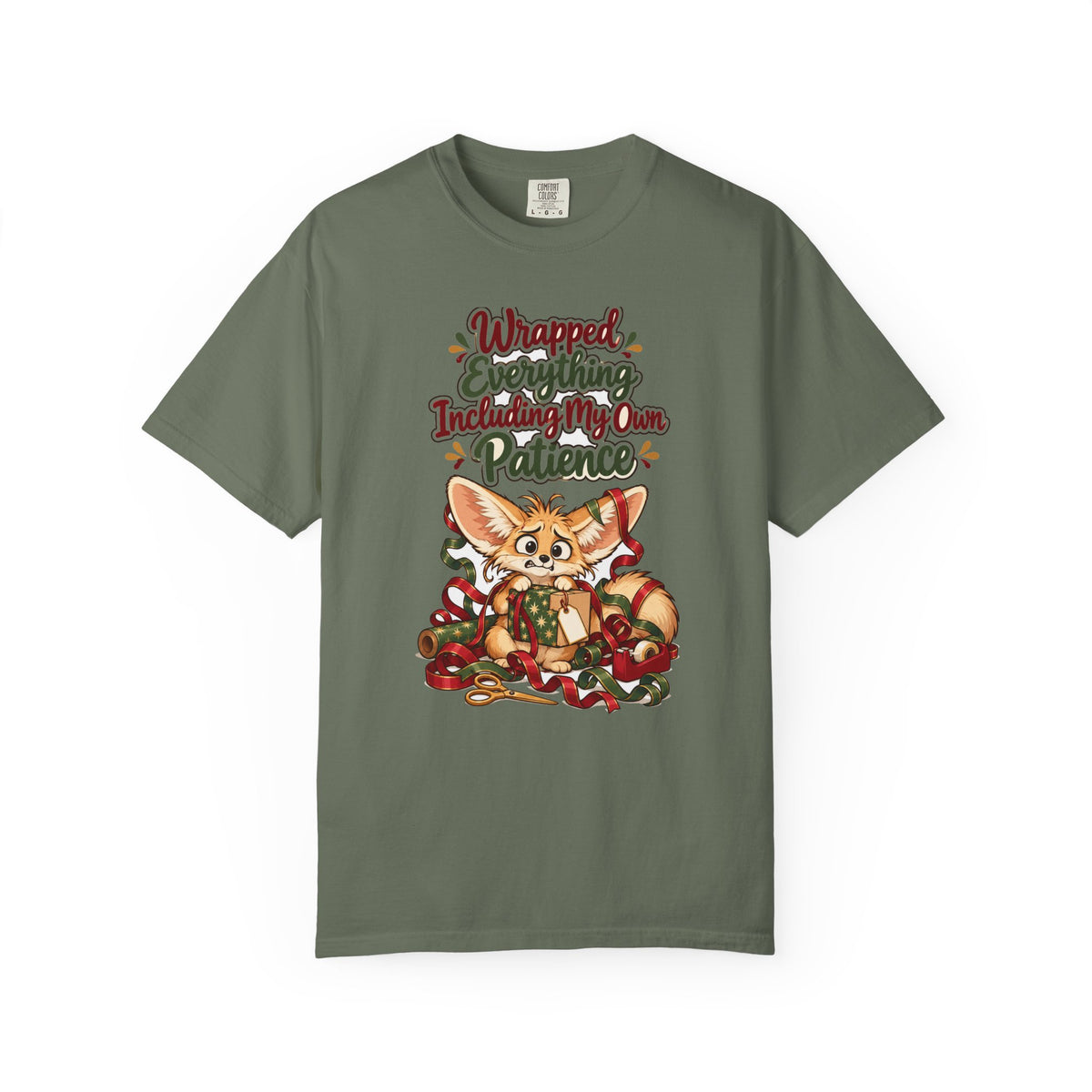 Funny Christmas Mom Shirt Wrapped Everything Including My Own Patience Shirt, Funny Mom Gift, Christmas Gift, Funny Shirt