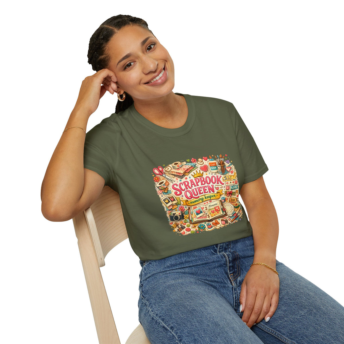 Scrapbook Queen T-Shirt — Crafting Lover Graphic Tee