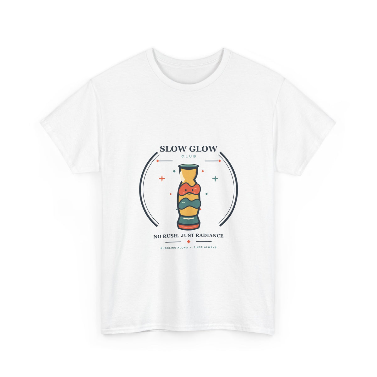 Slow Glow Club Tee — No Rush, Just Radiance