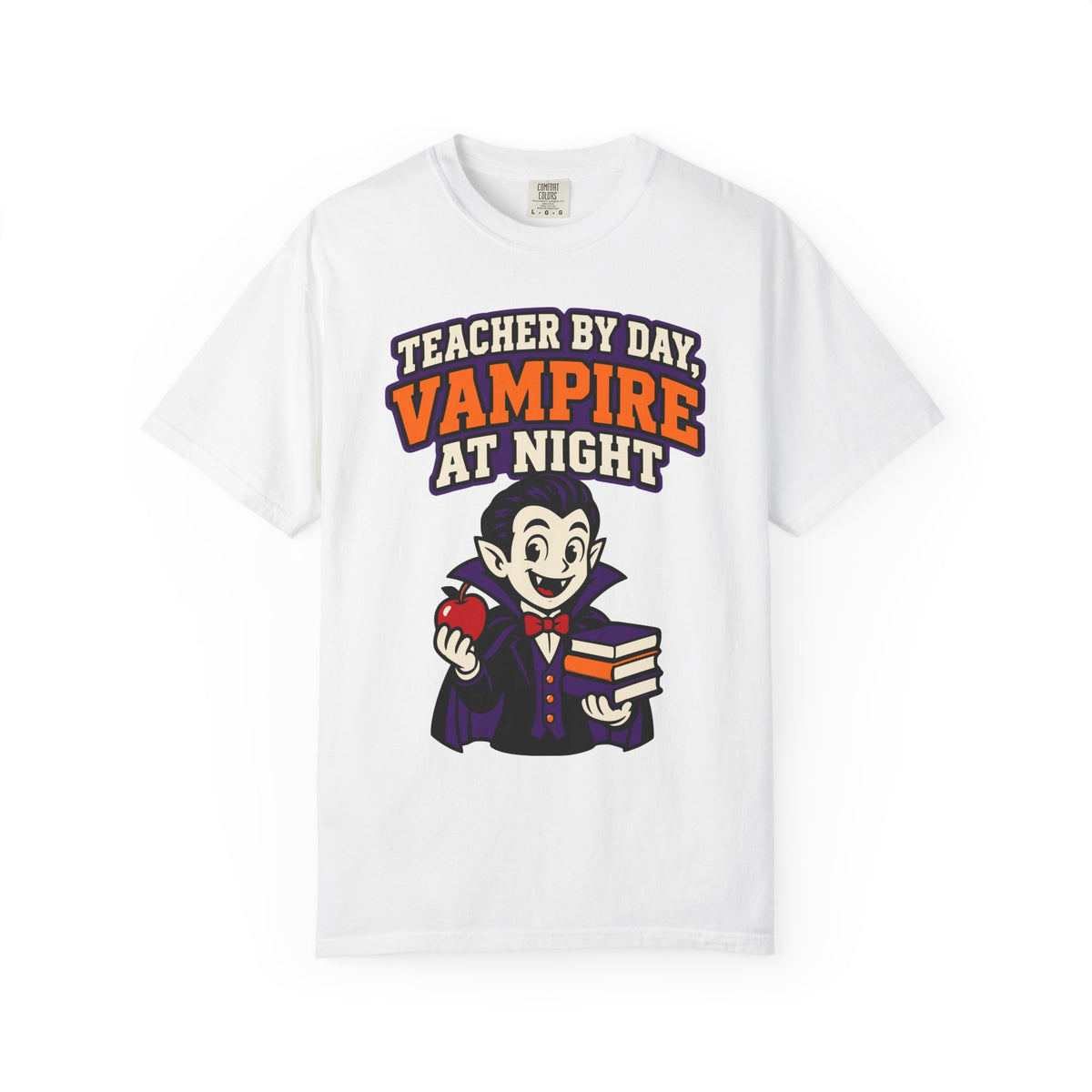 Teacher By Day, Vampire At Night Halloween Shirt, Funny Teacher Vampire Tee