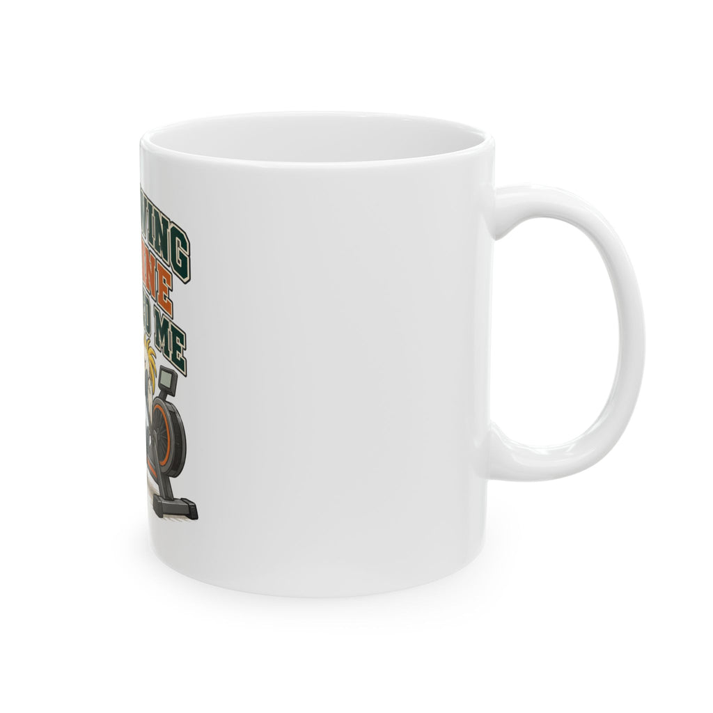 The Rowing Machine Defeated Me Mug, Funny Gym Lover Gift for Him Her, Workout Christmas Gift, Coffee Mug 11oz 15oz