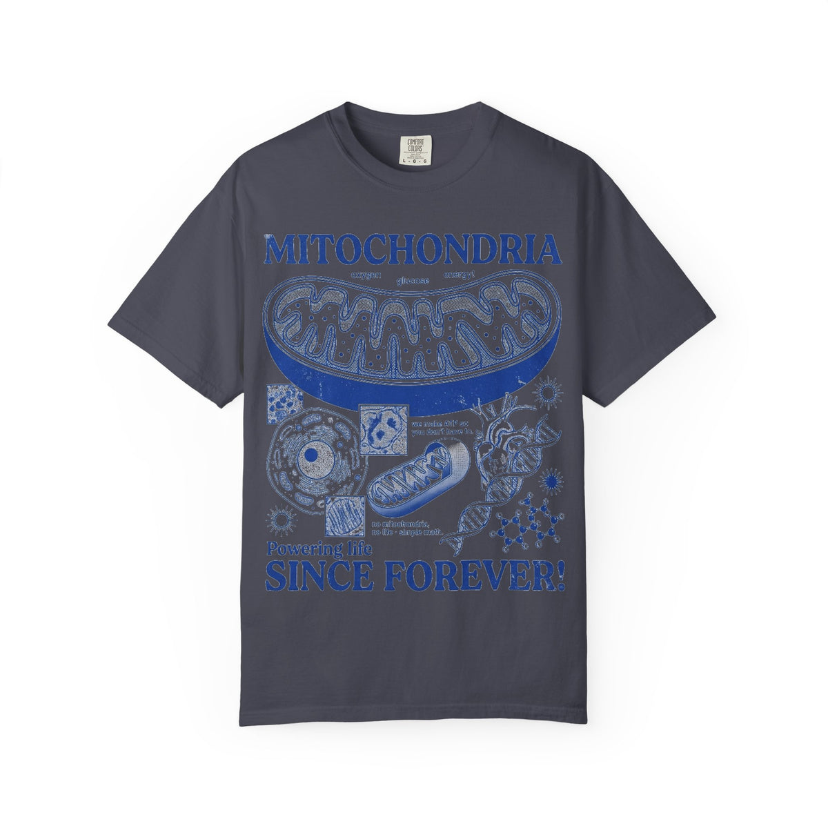 Mitochondria Powering Life Since Forever Shirt, Funny Biology Teacher Tee, Science Nerd Shirt, Student Gift