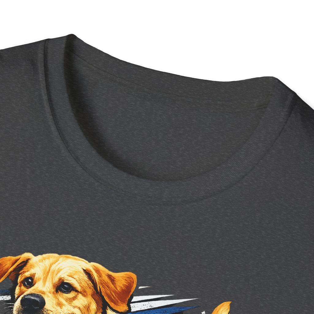 Lab Mom T-Shirt – Cute Yellow Labrador Graphic Tee for Dog Lovers