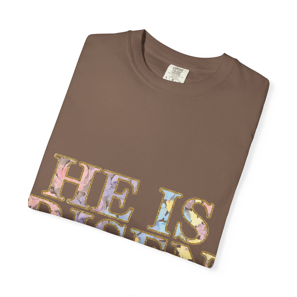 He Is Risen Shirt, Matthew 28:6 Easter Tee, Watercolor Christian Easter Shirt, Faith Gift