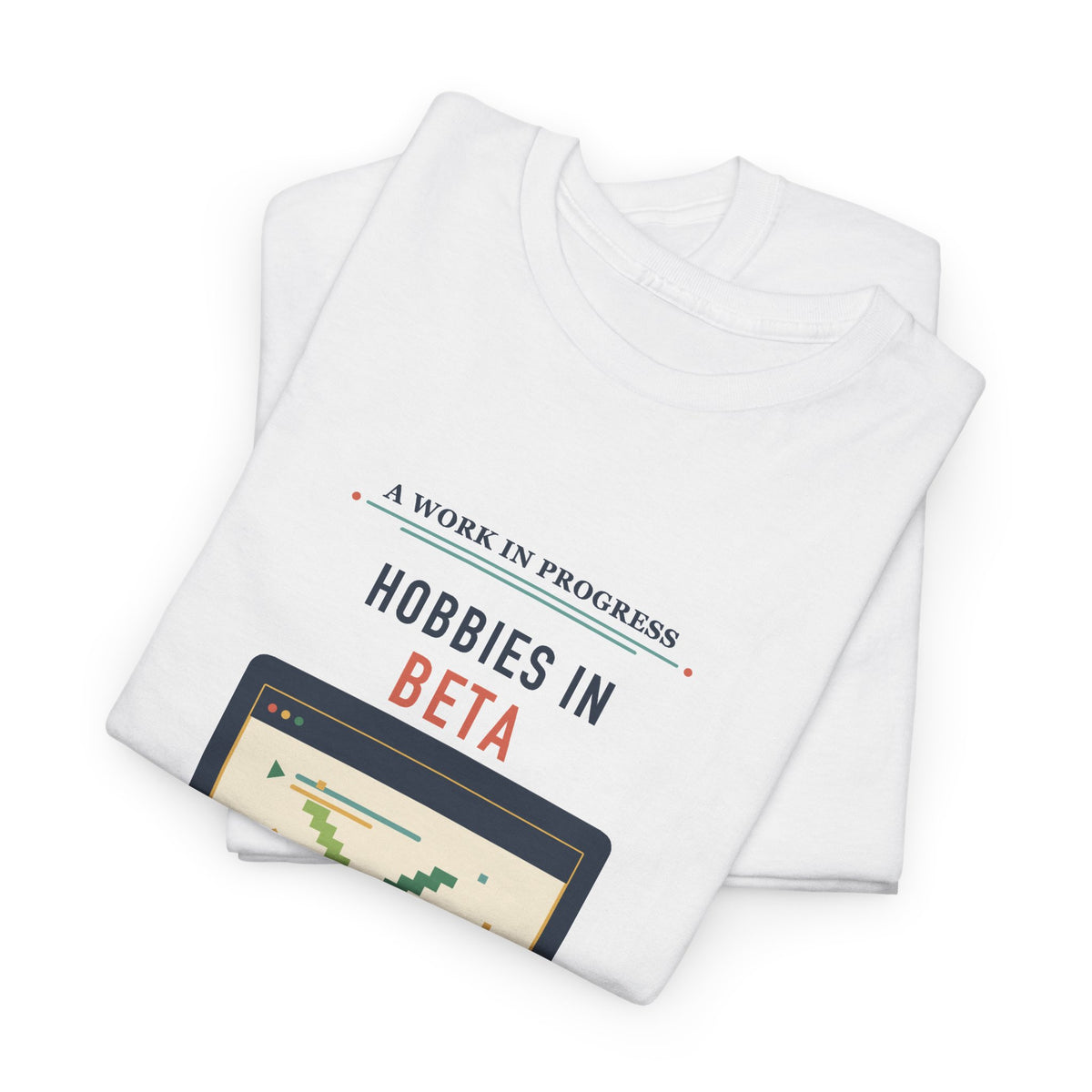 Hobbies in Beta Tee — Retro Pixel Garden Computer Shirt
