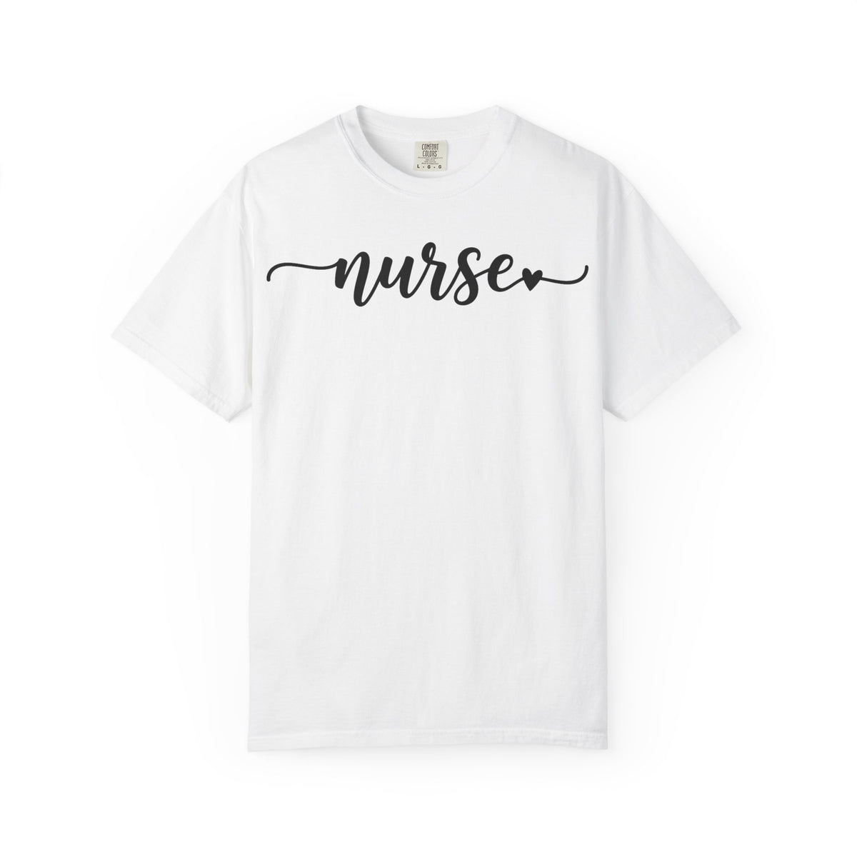 Nurse Script Shirt, Flourish Hand Lettered Nurse Tee, Minimal RN Shirt, Nurse Week Gift