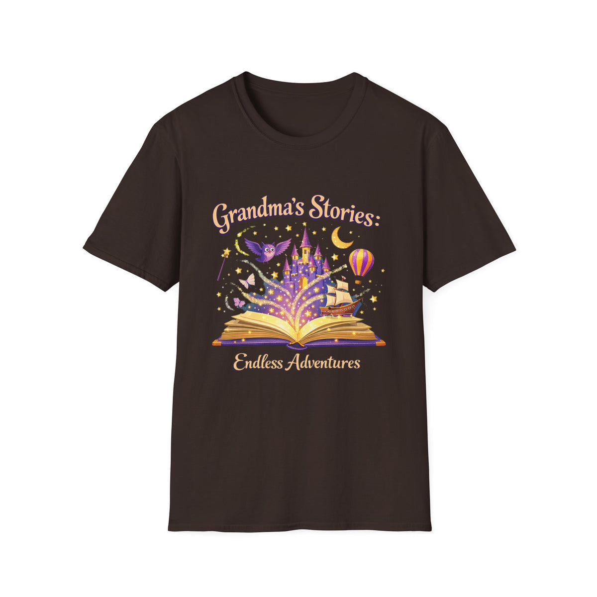 Grandma's Stories Endless Adventures Shirt, Storytime Grandmother Tee