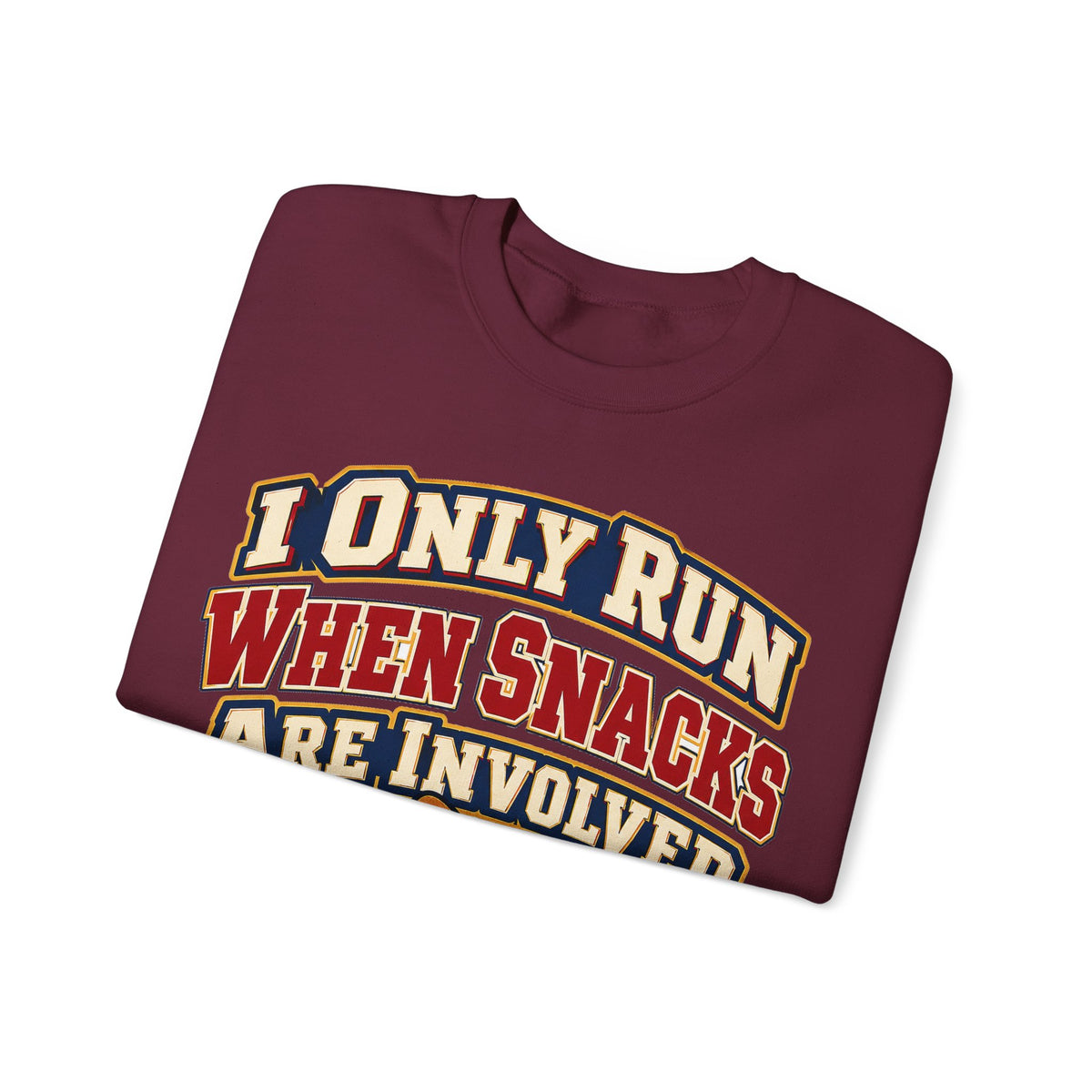 Funny Gym Sweatshirt I Only Run When Snacks Are Involved Corgi Sweatshirt, Funny Running Gift
