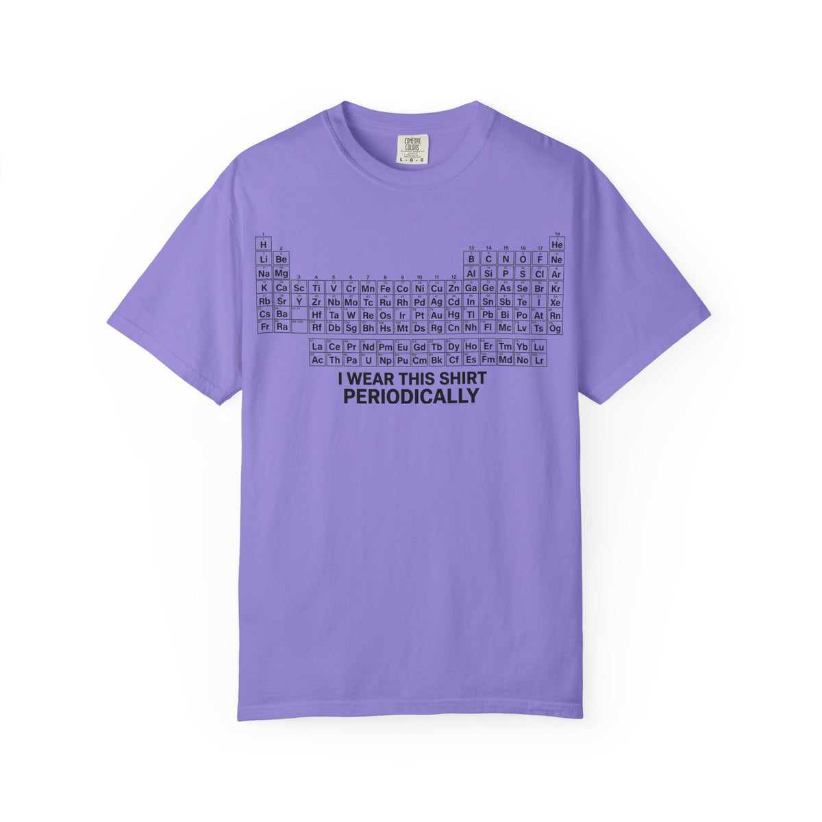 I Wear This Shirt Periodically Shirt, Funny Periodic Table Chemistry Tee, Science Teacher Shirt, Nerd Gift