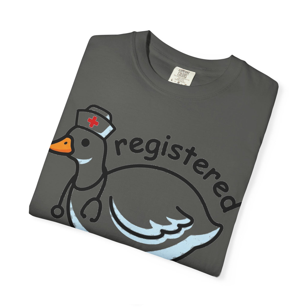 Registered Silly Goose Wide Shirt, Long Neck Nurse Goose Tee, Funny Nurse Shirt, RN Gift