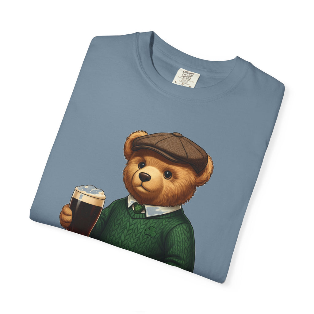 Irish Teddy Bear Pint Shirt, Shamrock Sweater Bear Tee, St Patricks Day Pub Shirt, Irish Gift