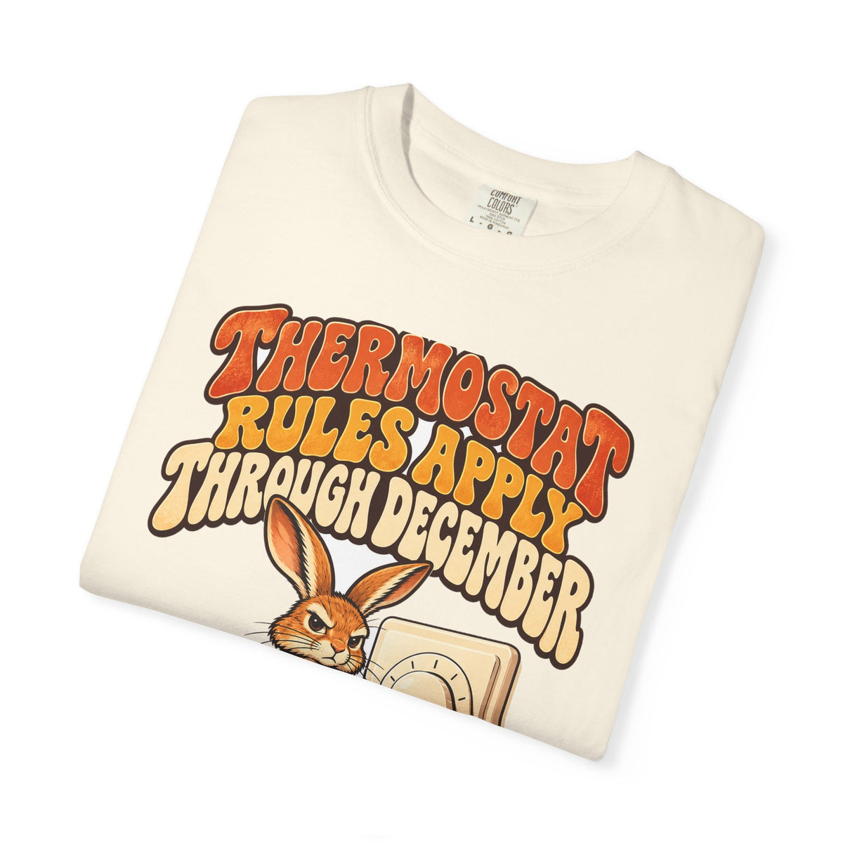Funny Dad Christmas Gift Thermostat Rules Apply Through December Shirt, Dad Humor Shirt, Gift for Dad Husband Father