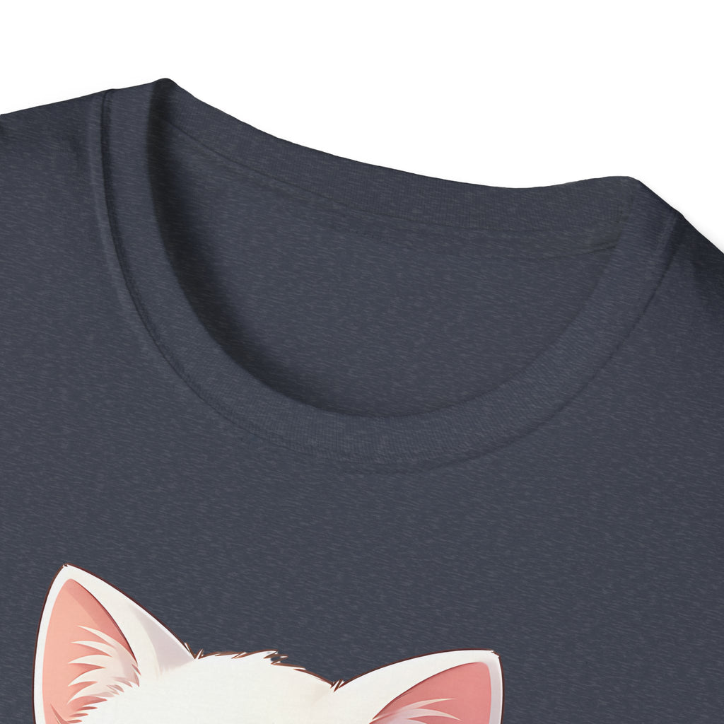 Kawaii Ramen Cat Shirt, Cute Anime Noodle Cat Tee, Fluffy White Cat Shirt, Ramen Lover Gift
