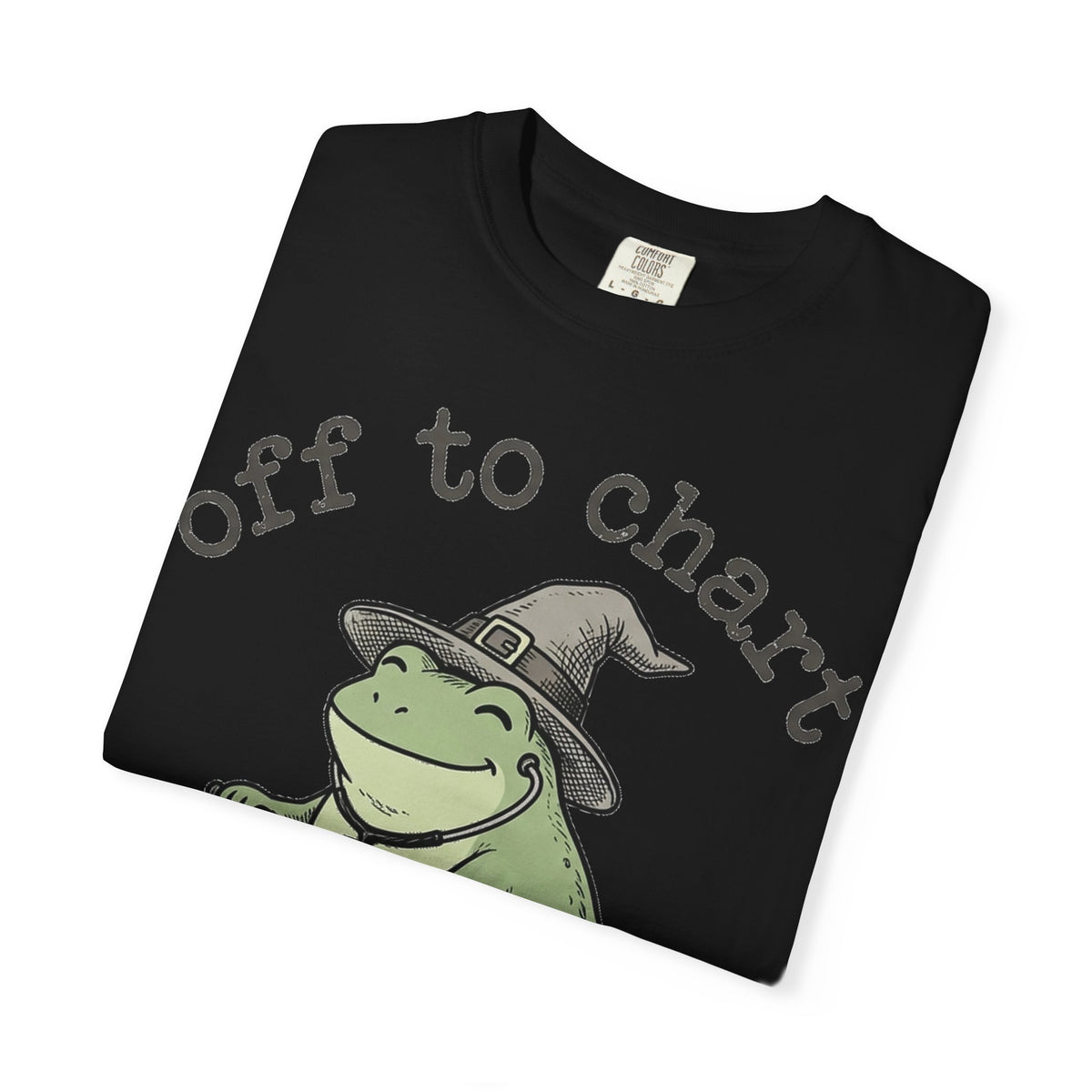 Off To Chart Shirt, Funny Witch Frog Nurse Tee, Charting Nurse Scooter Shirt, RN Gift