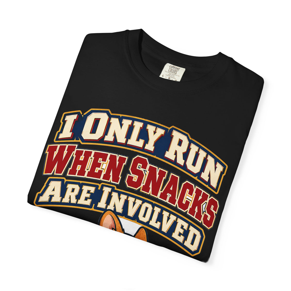 Funny Gym Shirt I Only Run When Snacks Are Involved Corgi Shirt, Funny Running Gift