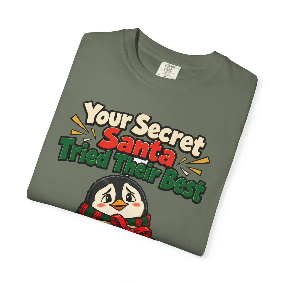 Your Secret Santa Tried Their Best Shirt | secret santa gift | Work Gift