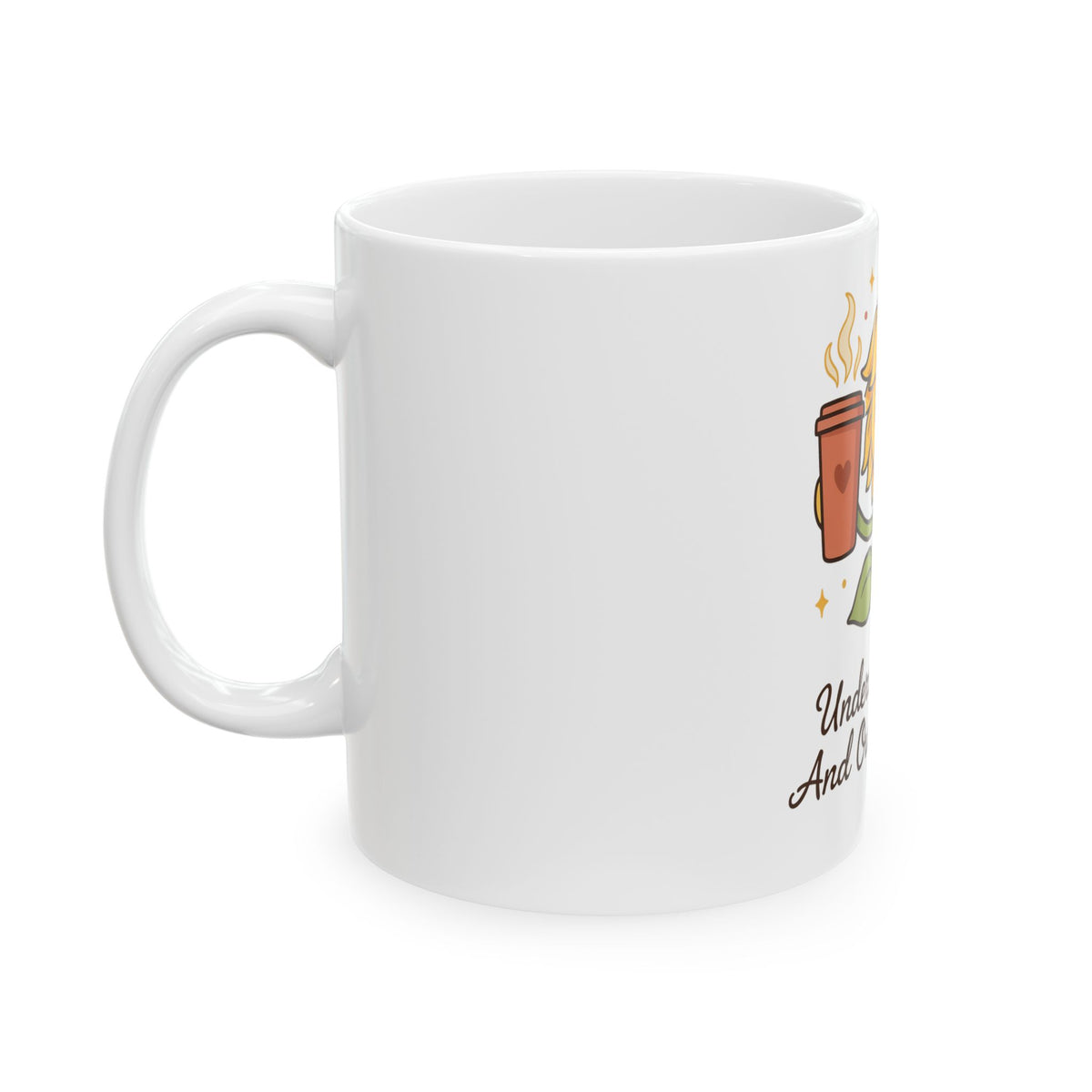 Undercaffeinated And Overcommitted Mug, Funny Sarcastic Gift for Coworker, Secret Santa Gift, Coffee Mug 11oz 15oz