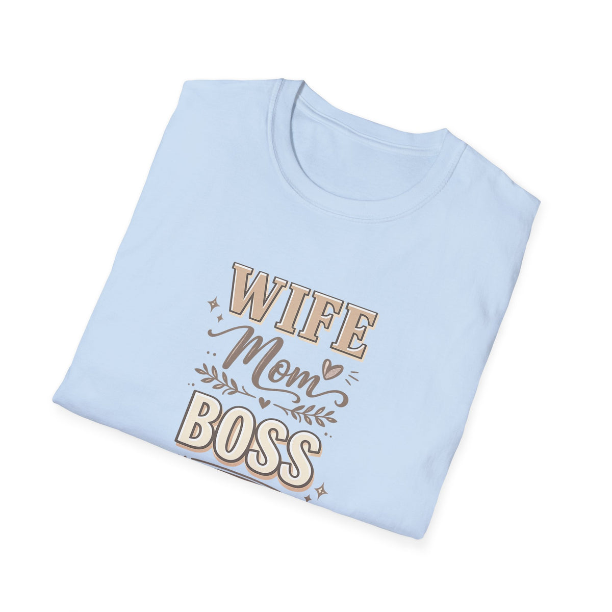 Wife Mom Boss Shirt, Mom Life Graphic Tee, Mothers Day Gift