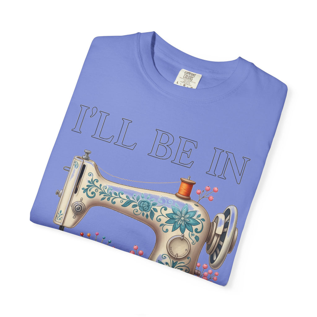 I'll Be In My Office Cream Sewing Machine Shirt, Quilter Humor Tee, Vintage Seamstress Shirt, Sewing Gift