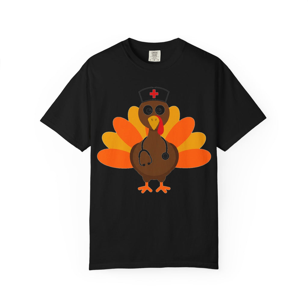Nurse Turkey Shirt, Funny Thanksgiving Nurse Tee, Stethoscope Turkey Shirt, RN Holiday Gift