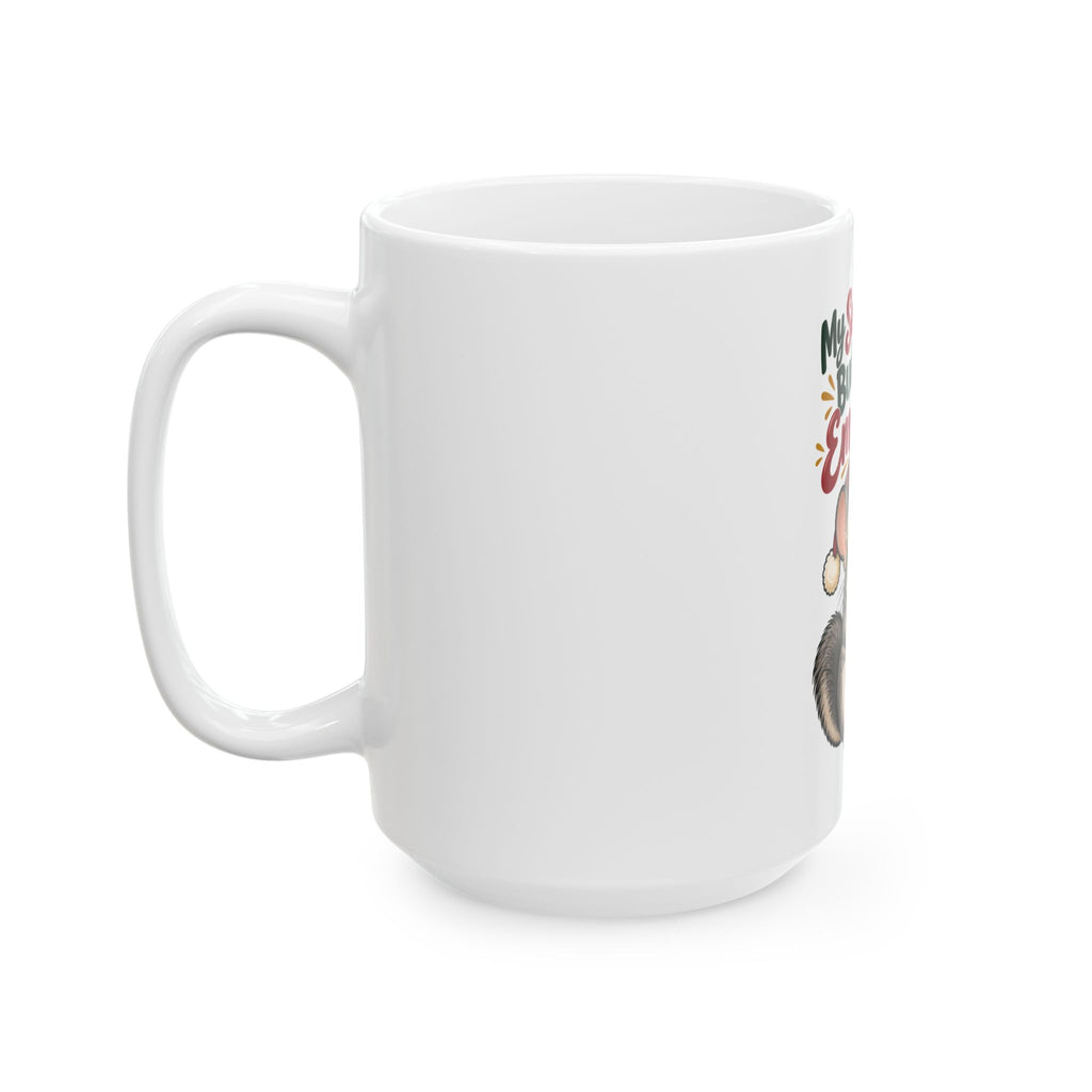 My Secret Santa Budget Was Emotional Mug, Funny Coworker Christmas Gift, Secret Santa Stocking Stuffer, 11oz 15oz Coffee Mug