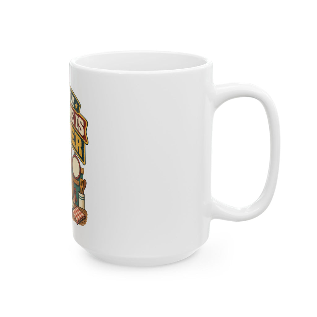 The Only Deadline Is Dinner Mug, Funny Retirement Gift for Coworker, Retired Christmas Gift, Coffee Mug 11oz 15oz
