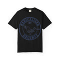 Radicalized By Basic Decency Navy Stamp Shirt, Line Art Dove Badge Tee, Kindness Protest Shirt, Activist Gift