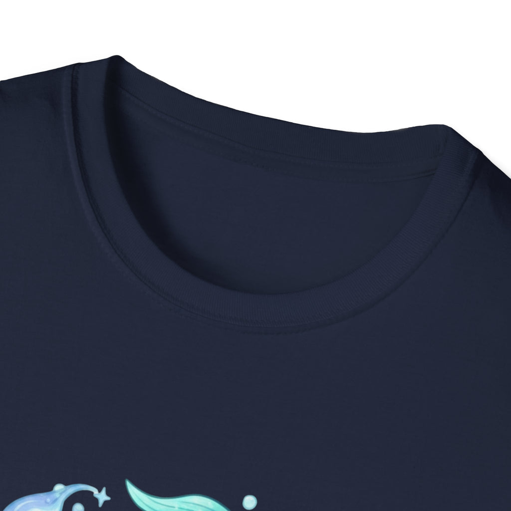 Pisces Zodiac Fish T-Shirt — Watercolor Pisces Symbol Tee