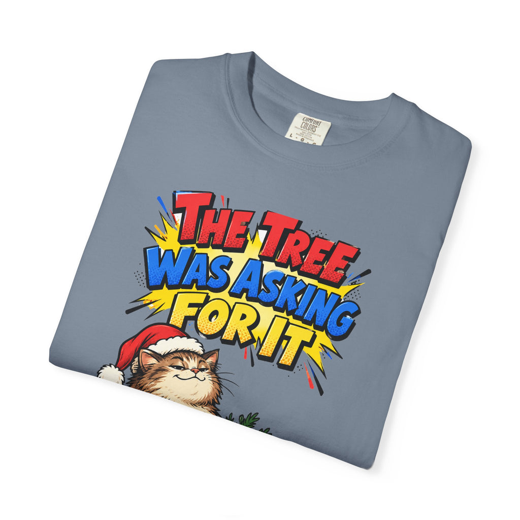 Funny Cat Gift The Tree Was Asking For It Ornament Mug Shirt Christmas Gift for Cat Mom Cat Dad Cat Lover