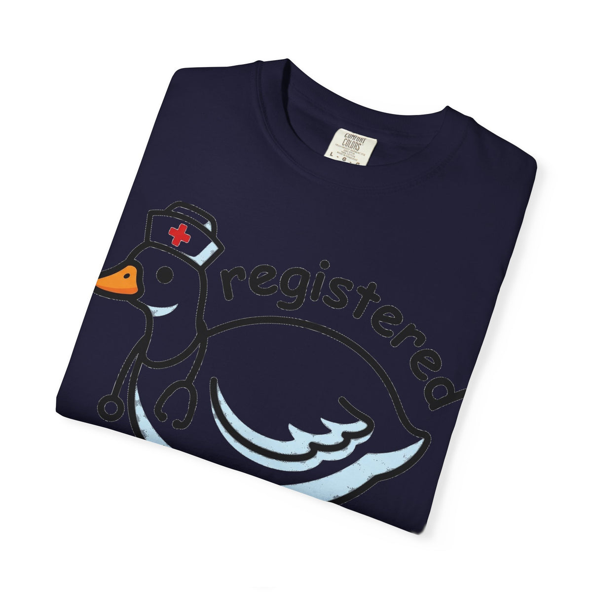 Registered Silly Goose Wide Shirt, Long Neck Nurse Goose Tee, Funny Nurse Shirt, RN Gift