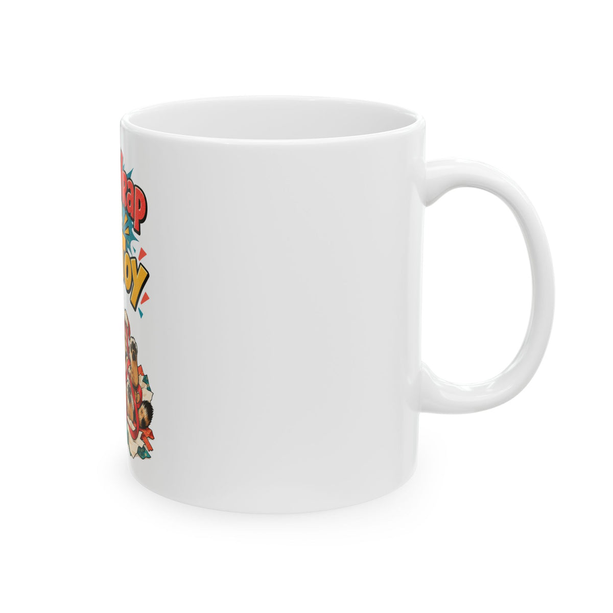 Gift Wrap Is A Cat Toy Mug, Funny Cat Mom Or Dad Christmas Gift, Secret Santa Stocking Stuffer, 11oz 15oz Coffee Mug